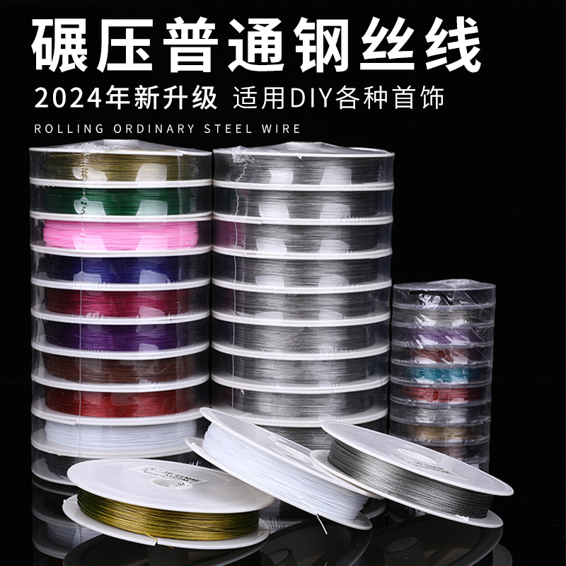 diy穿线细钢丝三通神器配饰佛头