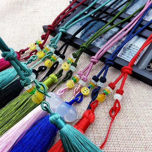 Ручка с кисточками, аксессуар из нефрита, аксессуары, брелок, ремешок, китайский стиль