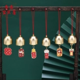 Праздничнная металлическая подвеска, металлический колокольчик, аксессуар, на удачу