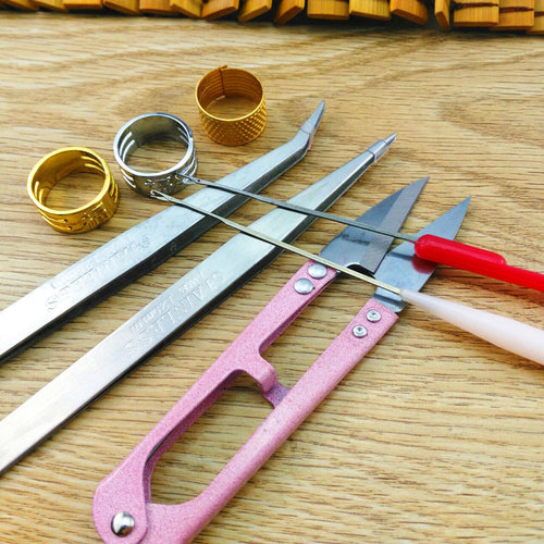 手工工具尖头剪刀钩针镊子顶针