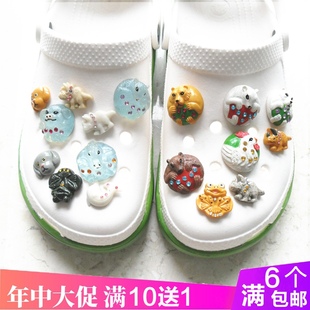 crocs鞋扣正品鞋饰卡洛驰卡通凉拖鞋可爱可拆卸迪特洞洞鞋装饰品