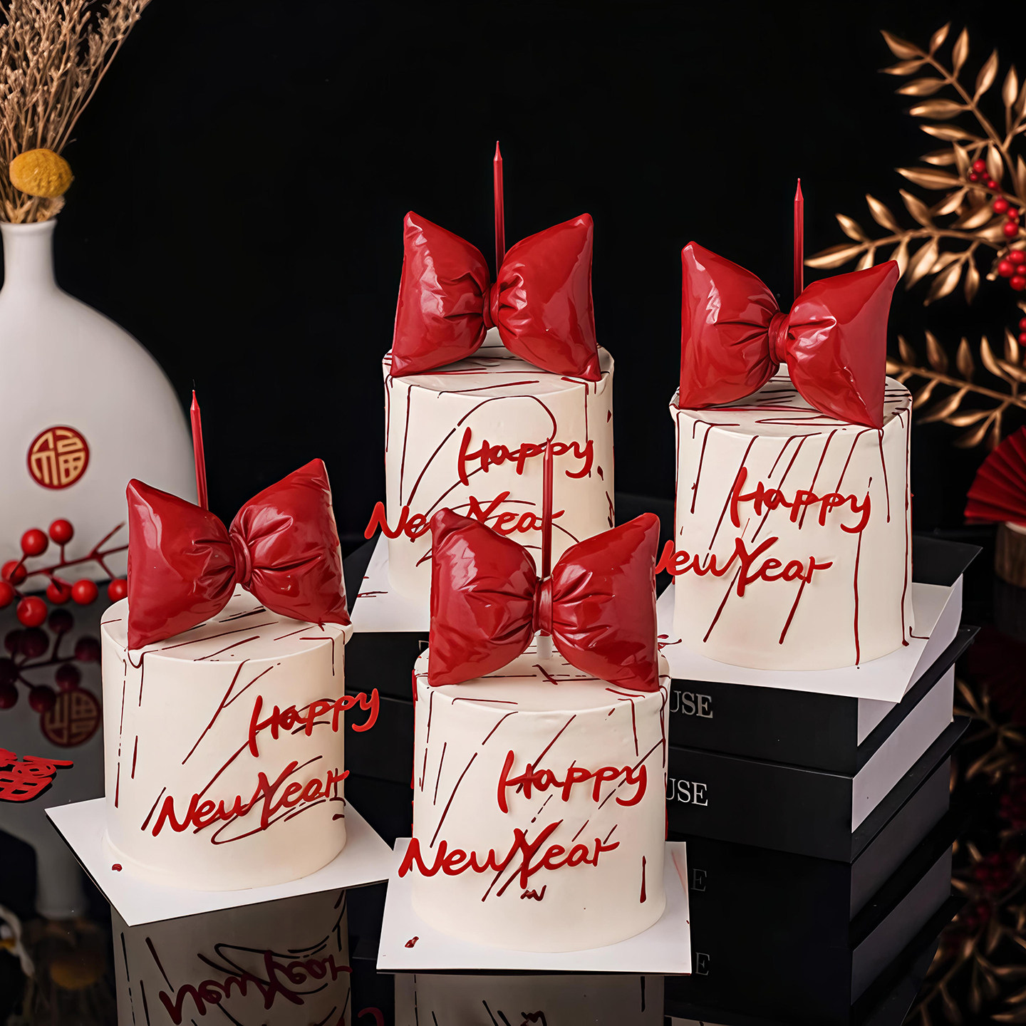 2026网红新年跨年春节烘焙蛋糕装饰摆件立体皮质蝴蝶结甜品插件,节庆用品/礼品,蛋糕/烘焙装饰用品,淘宝优惠券,粉丝福利购,淘宝优惠卷