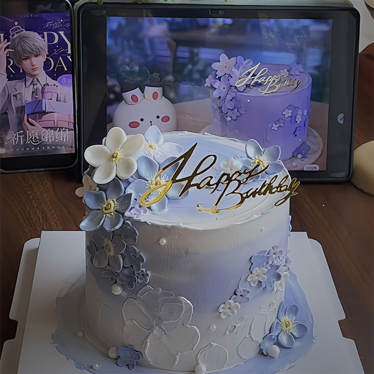 包邮网红烘焙蛋糕装饰恋与深空10.16沈星回亚克力生日快乐插件