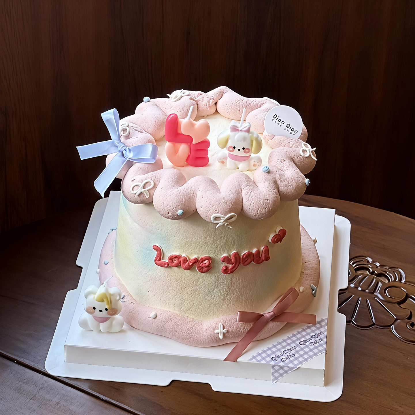 包邮情人节网红烘焙蛋糕装饰摆件插件ins风可爱小熊小狗蜡烛丝带,节庆用品/礼品,蛋糕/烘焙装饰用品,淘宝优惠券,粉丝福利购,淘宝优惠卷