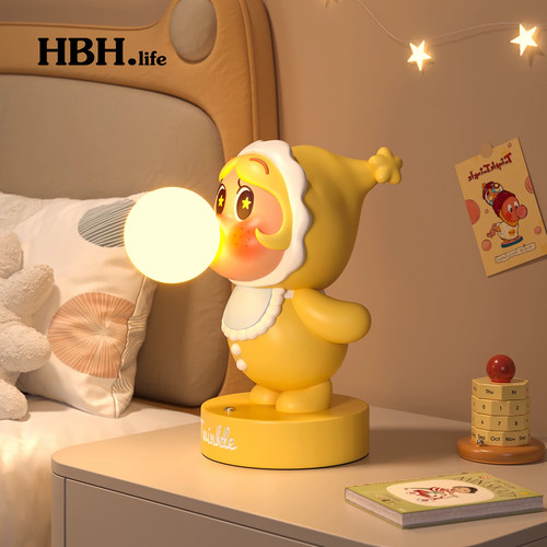 星星人充电台灯床头灯卧室小夜灯