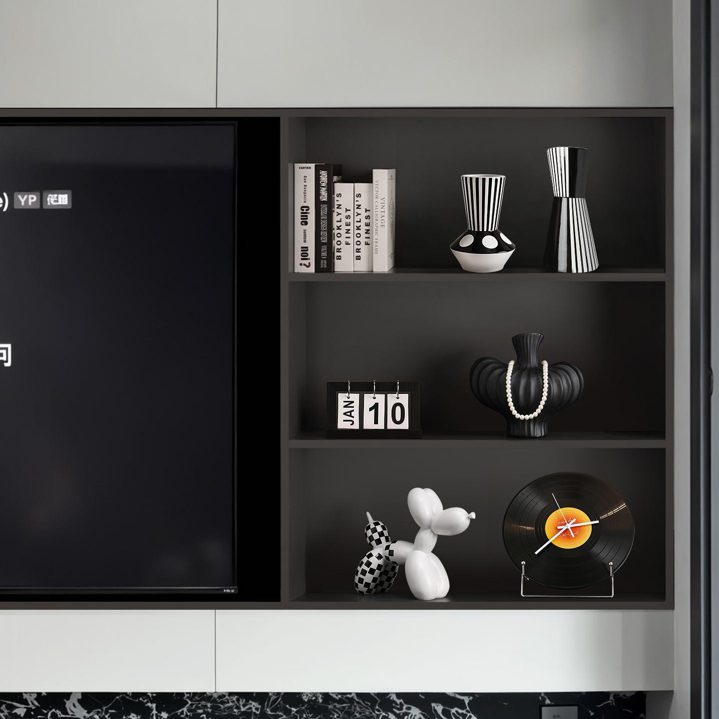 2026新款客厅电视柜装饰摆件