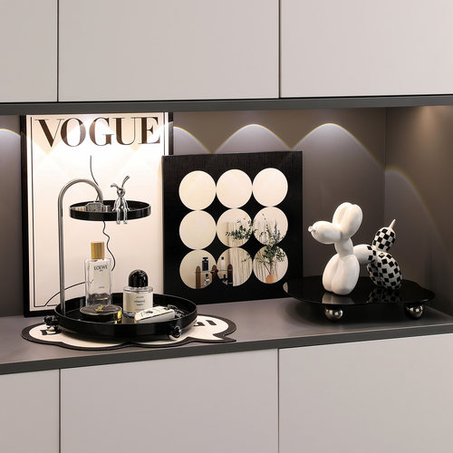 高档轻奢钥匙收纳置物架装饰摆件