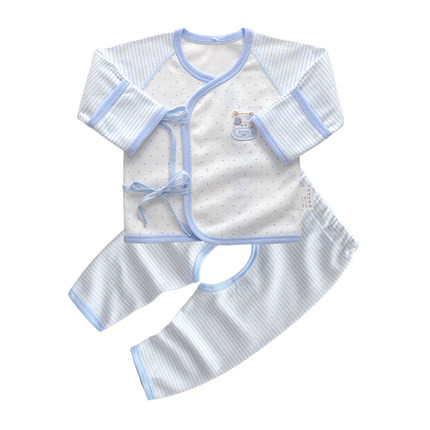 盛哲卡 0-3月纯棉 和尚服 新生儿衣服 秋冬宝宝纯棉内衣0-3个月