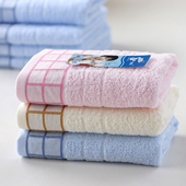 孚日洁玉纯棉毛巾成人吸水情侣洗脸毛巾全棉薄款 柔软素色面巾礼品