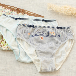 3条装 女童纯棉内裤卡通儿童宝宝三角内裤短裤头2-3-4-5-6-7岁