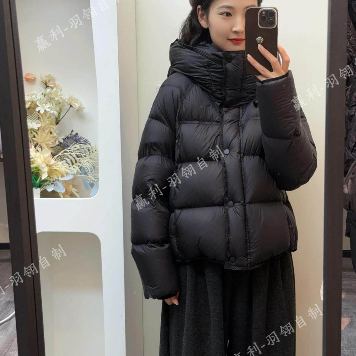 泡芙羽绒服女2025冬季新款短款连帽宽松面包服加厚白鸭绒保暖外套,女装/女士精品,羽绒服,淘宝优惠券,粉丝福利购,淘宝优惠卷