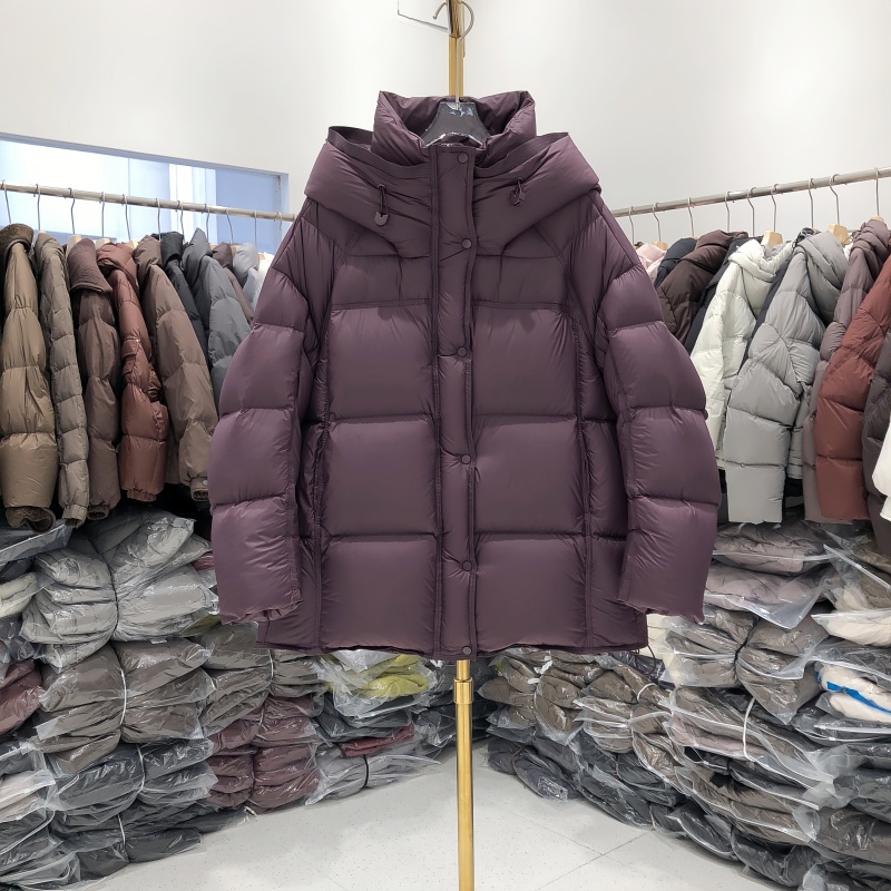专柜同款90白鹅绒中长款泡芙轻便加厚今年流行羽绒衣时尚外套女潮