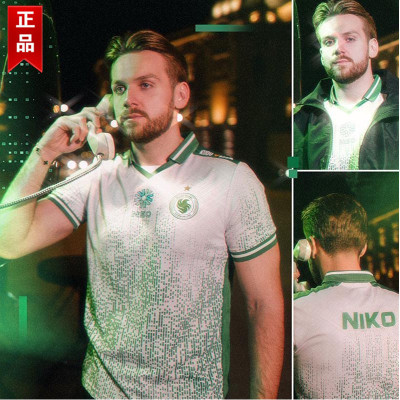 2星猎鹰队服POLO衫翻领m0NESY战队服 NIKO同款major短袖t恤CSGO