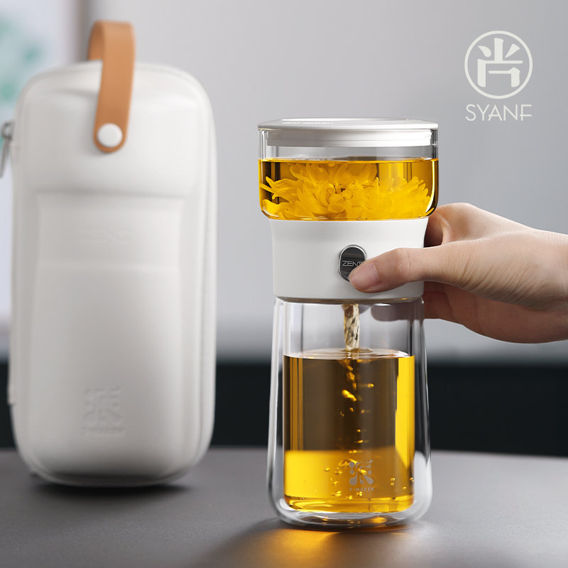 便携式旅行茶具套装户外露营旅游随身泡茶壶功夫茶杯快客杯旅行包