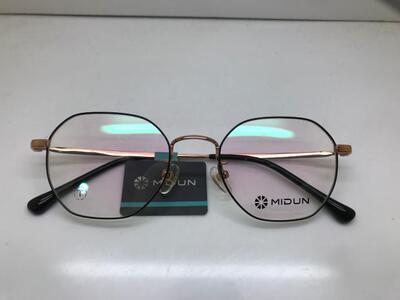 MIDUN/米顿 时尚合金纯钛 眼镜架 近视镜 全框 T17024