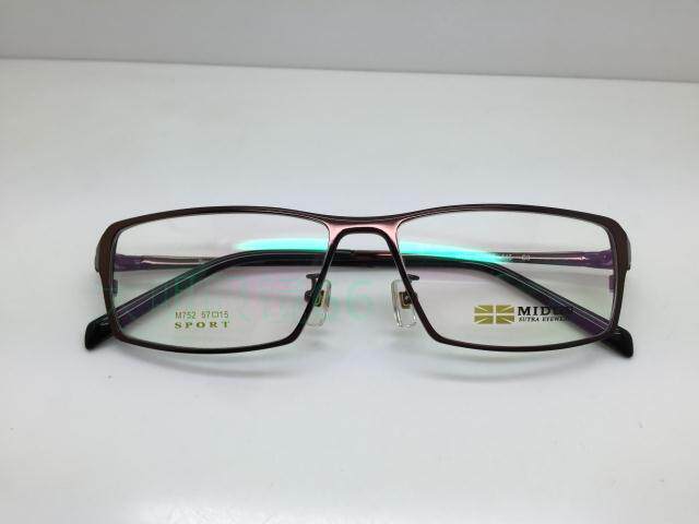 米顿眼镜 纯钛眼镜 近视镜架 眼镜框 全框款 M752