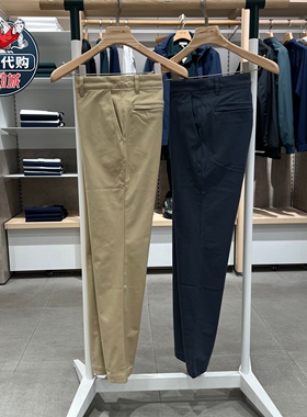 LACOSTE法国鳄鱼2026夏季男裤时尚简约修身裤cleanfit长裤HH8513