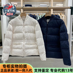 LACOSTE法国鳄鱼女士简约百搭纯色保暖鹅绒羽绒服外套夹克BF2502