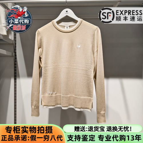 乐卡克法国公鸡秋女圆领休闲毛衣