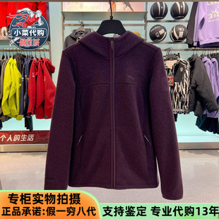 安踏运动2026春季女环保科技加绒保暖针织上衣夹克外套162616706