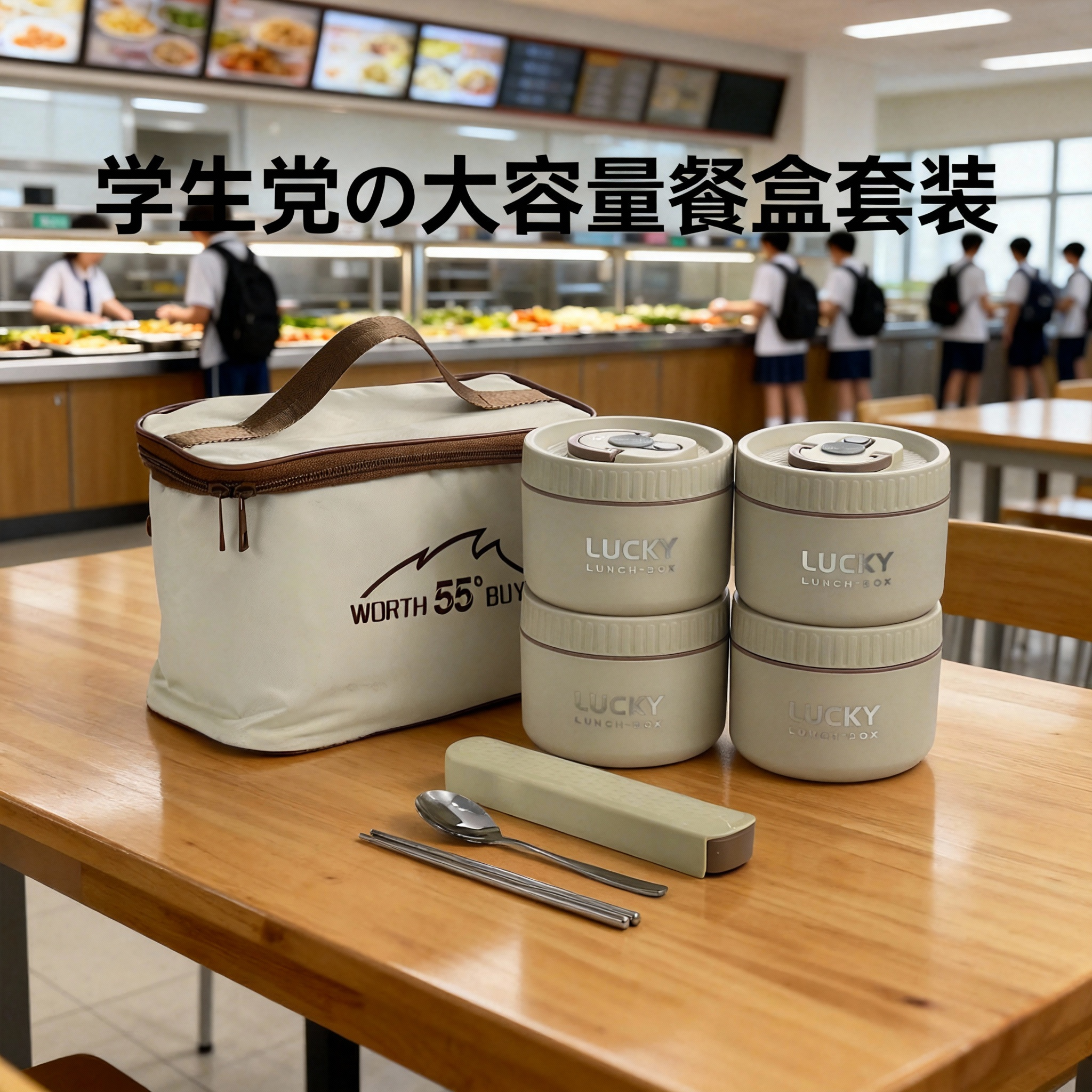 316不锈钢保温饭盒上班族学生便携密封碗带饭餐盒恒温袋保温饭桶