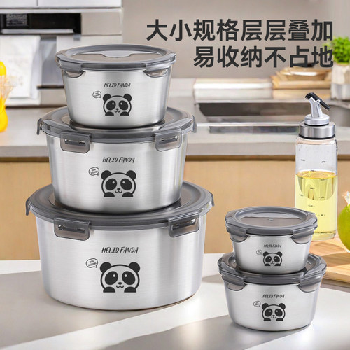 不锈钢保鲜盒饭盒打包盒密封汤碗