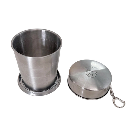 304 Складная стакана из нержавеющей стали, походы, портативные высокотемпературные устойчивые