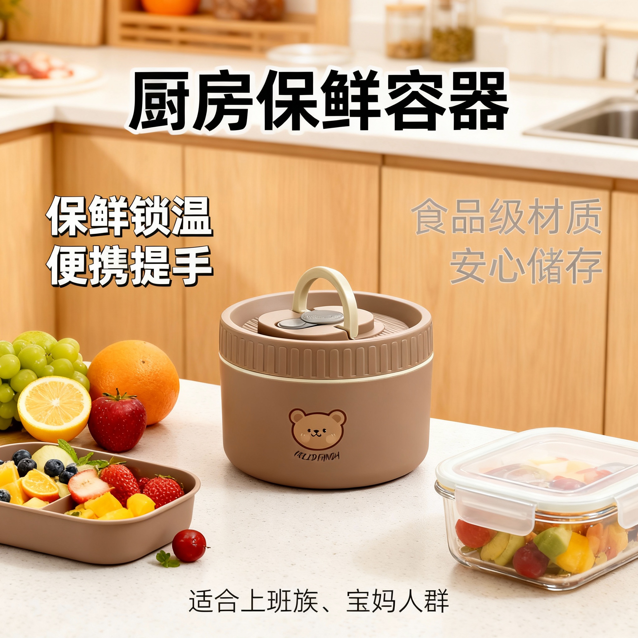 304保温饭盒上班族便携早餐碗带盖迷你饭菜神器可微波炉加热便当