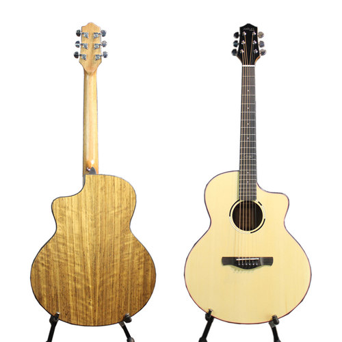 云杉胡桃木民谣吉他