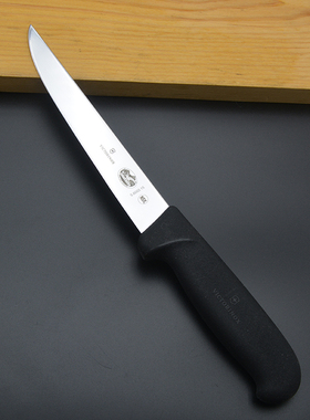 瑞士原装进口黑柄剔骨刀分割刀剥皮卖肉刀杀猪专用刀切肉刀正品刀