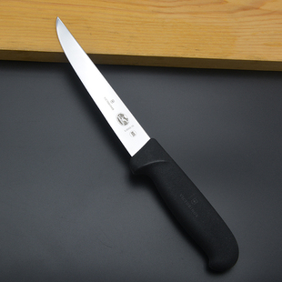 刀 瑞士原装 进口黑柄剔骨刀分割刀剥皮卖肉刀杀猪专用刀切肉刀正品