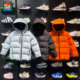 JORDAN 儿童三防连帽羽绒服25冬新潮酷时尚 满印老花外套JD2542055