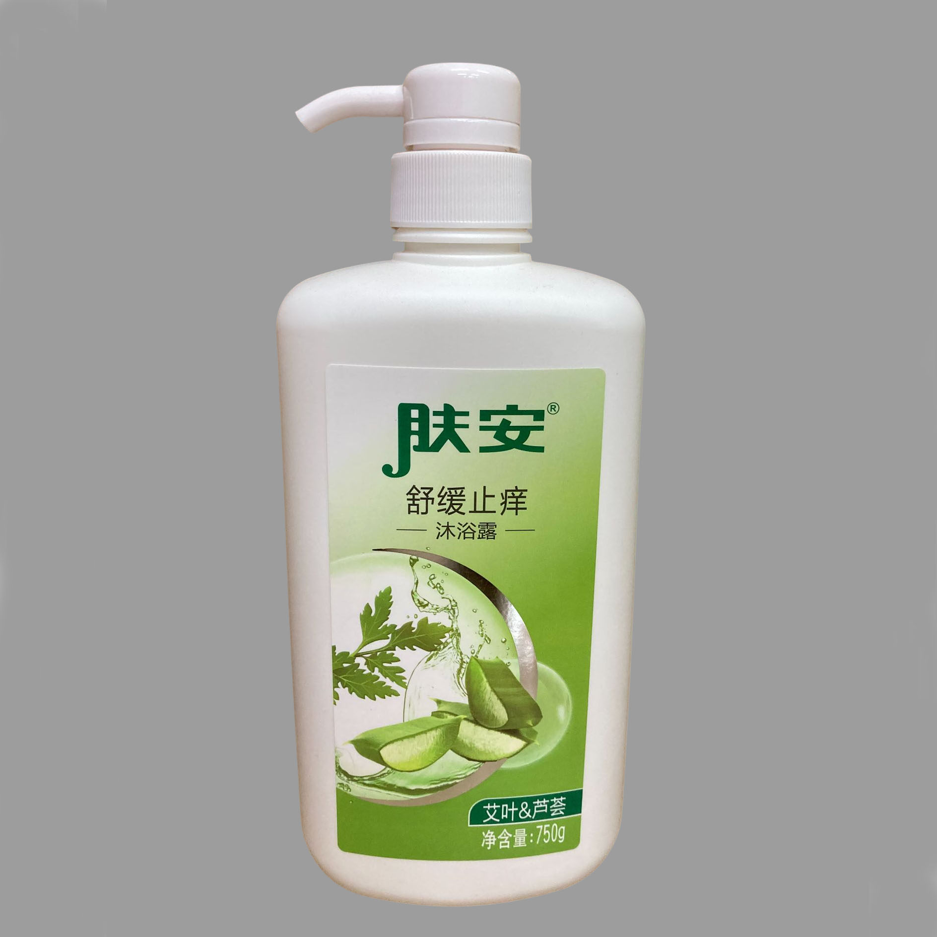 肤安舒缓沐浴液 艾叶油+芦荟 洁肤 护肤 健肤 正品易冲洗【包邮】