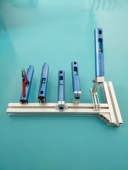 豫南海洋 手动剪刀配气动支架 气动剪刀支架 机械手末端治具配件