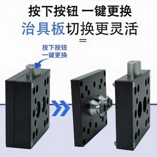 机器人机械手治具手动快换板32-40侧姿组快速。豫南海洋