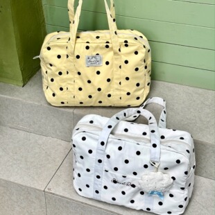 BLEU et ROSE【Polka dot】波点单肩包旅行袋休闲韩系波士顿包