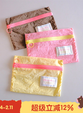 BLEU et ROSE【Bon Voyage】原创笔袋旅行收纳迷你防水证件洗漱包