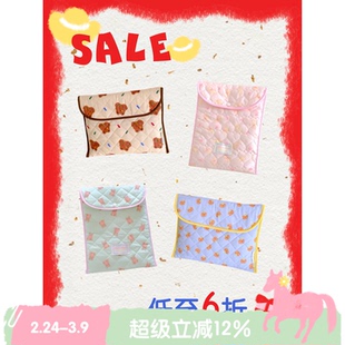 BLEU et ROSE【甜心电脑包折扣】可爱ins爱心绗线13寸内胆收纳ipad11寸保护套