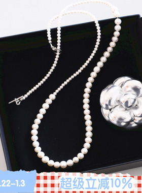 BLEU et ROSE【Eze】原创法式天然淡水珍珠项链ins毛衣链优雅手链