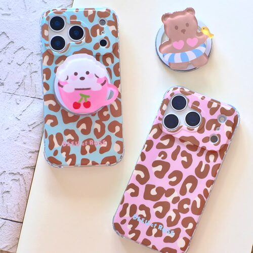 BLEU et ROSE【Lanzarote】双层imd豹纹磁吸手机壳保护套适用iPhone17p法式简约ins
