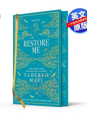 预售英文原版 Shatter Me系列4 恢复 精装 奇幻浪漫爱情流行小说 Restore Me 纽约时报畅销书作家Tahereh Mafi