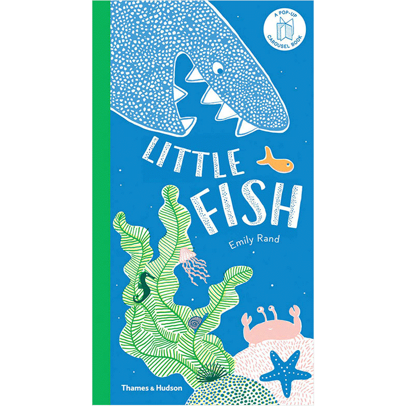 英文原版 Little Fish: A Carousel Book 立体书:小鱼 精装 旋转立体书 儿童故事绘本 3-6岁 Emily Rand 节日送礼 礼物