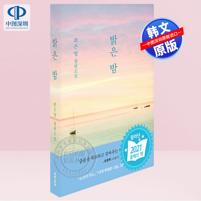 预售 韩文原版 明亮的夜晚 밝은밤 崔恩荣 文学村 韩国小说 2021大山文学奖 女性文学 进口原版小说书籍