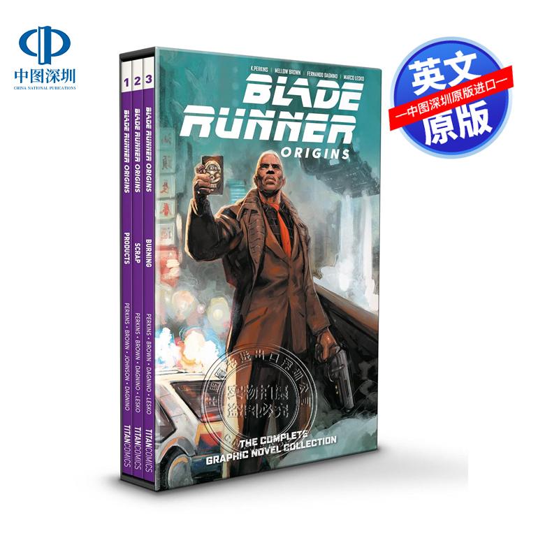 英文原版 银翼杀手起源1-3册盒装合集漫画故事书 Blade Runner Origins 1-3 Boxed Set 科幻美漫小说套装