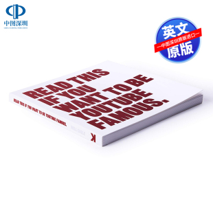 如何成为油管网红 You 英文原版 Up主 This Famous Read 制作视频阅读指南艺术类书籍 YouTube Want