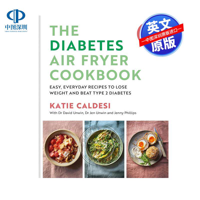 英文原版 糖尿病空气炸锅食谱书 The Diabetes Air Fryer Cookbook 营养食谱 饮食养生