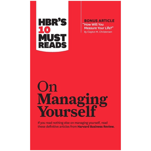 英文原版 哈佛商业评论 HBR 关于自我管理的 10 篇文章 Hbr's 10 Must Reads on Managing Yourself 进口正版书