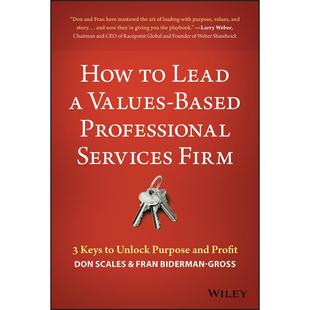 Based原装 书籍 英文原版 Lead 按需印刷 如何以价值观为引领How 进口正版 Values 预售