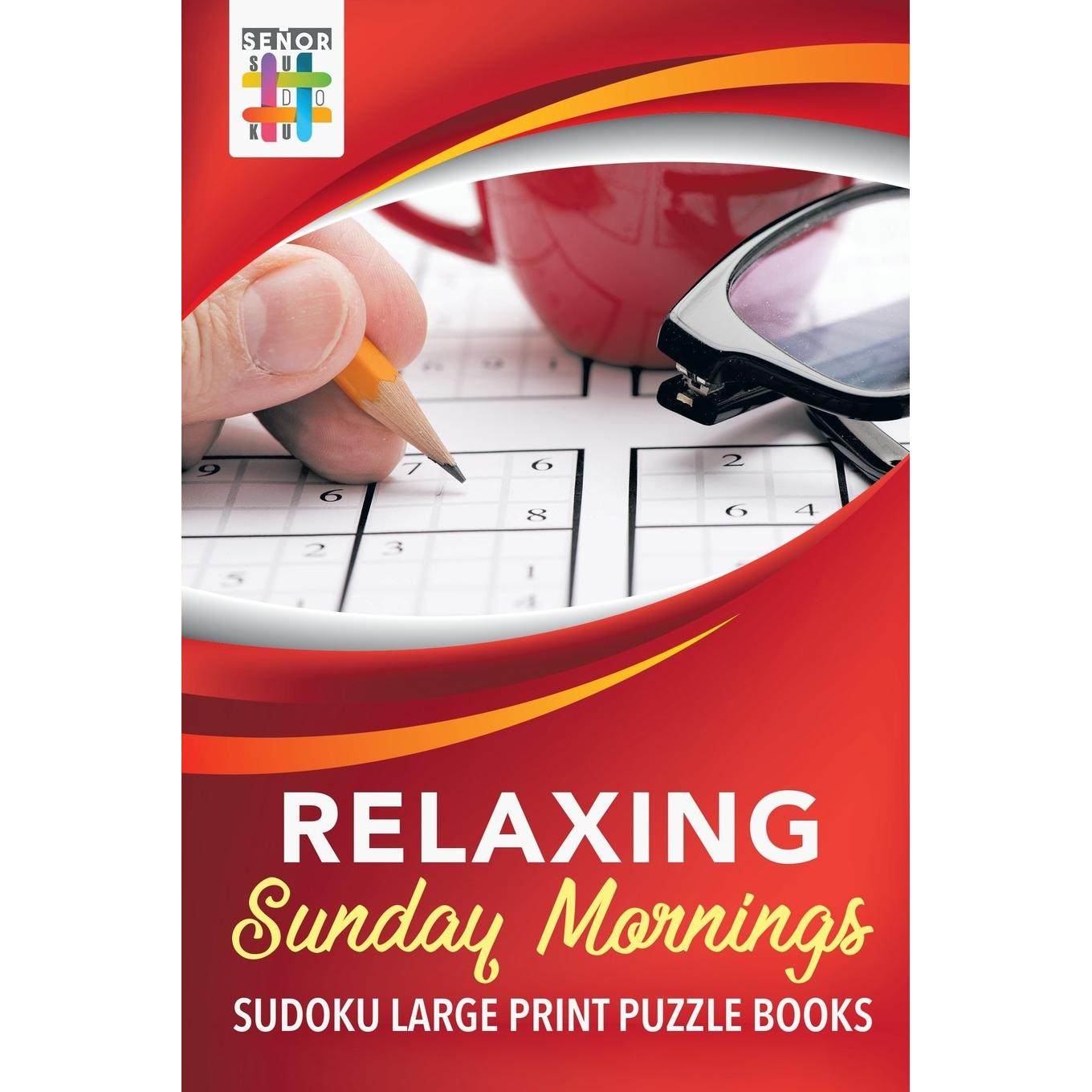 【预售 按需印刷】英文原版Relaxing Sunday Mornings | Sudoku Large Print Puzzle Books进口原版正版书籍