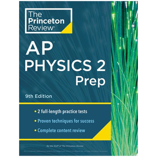 现货英文原版 普林斯顿评论AP物理2准备 Princeton Review AP Physics 2 Prep, 2024 测试+策略+答题技巧 进口英文正版书籍